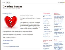 Tablet Screenshot of grievingparent.com
